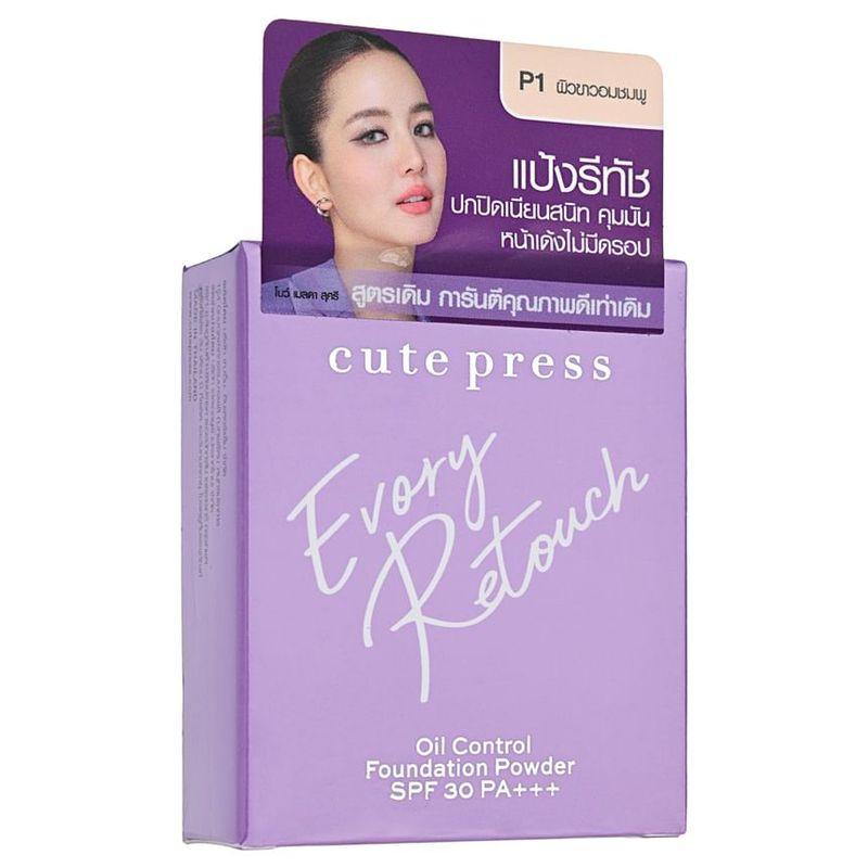 Cute Press - Evory Retouch Oil Control Foundation Powder SPF 30 PA +++