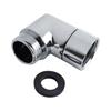 90 Degree Shower Head Elbow Adapter Durable Sliver Shower Arm Extension Connector