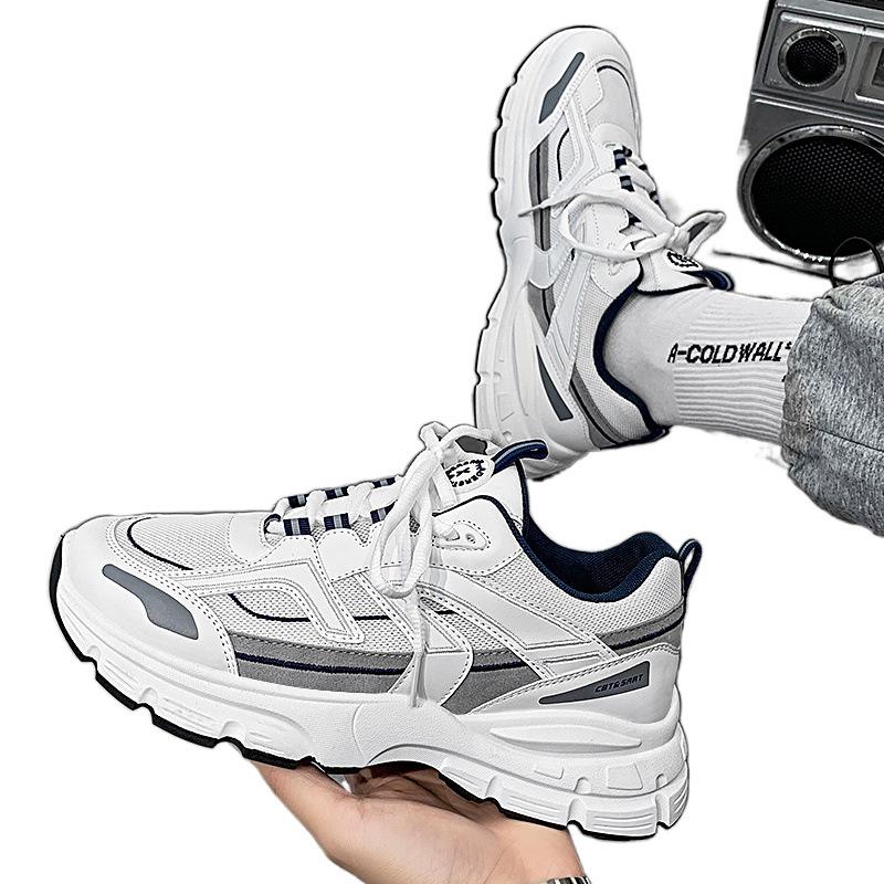 Summer and autumn new breathable mesh student sports and leisure running dad trendy shoes