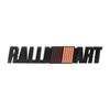 For Mitsubishi RALLIART ASX Triton Outlander Lancer Mirage Xpander Triton Metal 3D Car Front Grille Badge Rear Trunk Sticker UG2