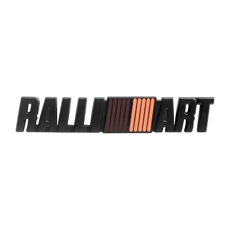 For Mitsubishi RALLIART ASX Triton Outlander Lancer Mirage Xpander Triton Metal 3D Car Front Grille Badge Rear Trunk Sticker UG2