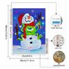 5D Diy Diamond Painting The Snowman and The Big-eyed Boy Full Drill Rhinestones Mosaic Embroidery Handmade Products Home Decor Gift