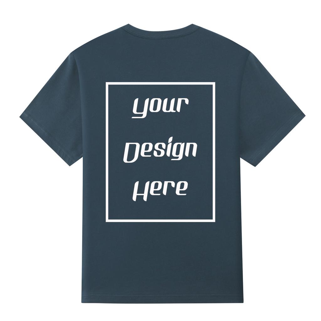 Streetwear Customized Pattern Print T-Shirt Harajuku Casual O Neck Short Sleeves Men Women Cotton T-Shirt