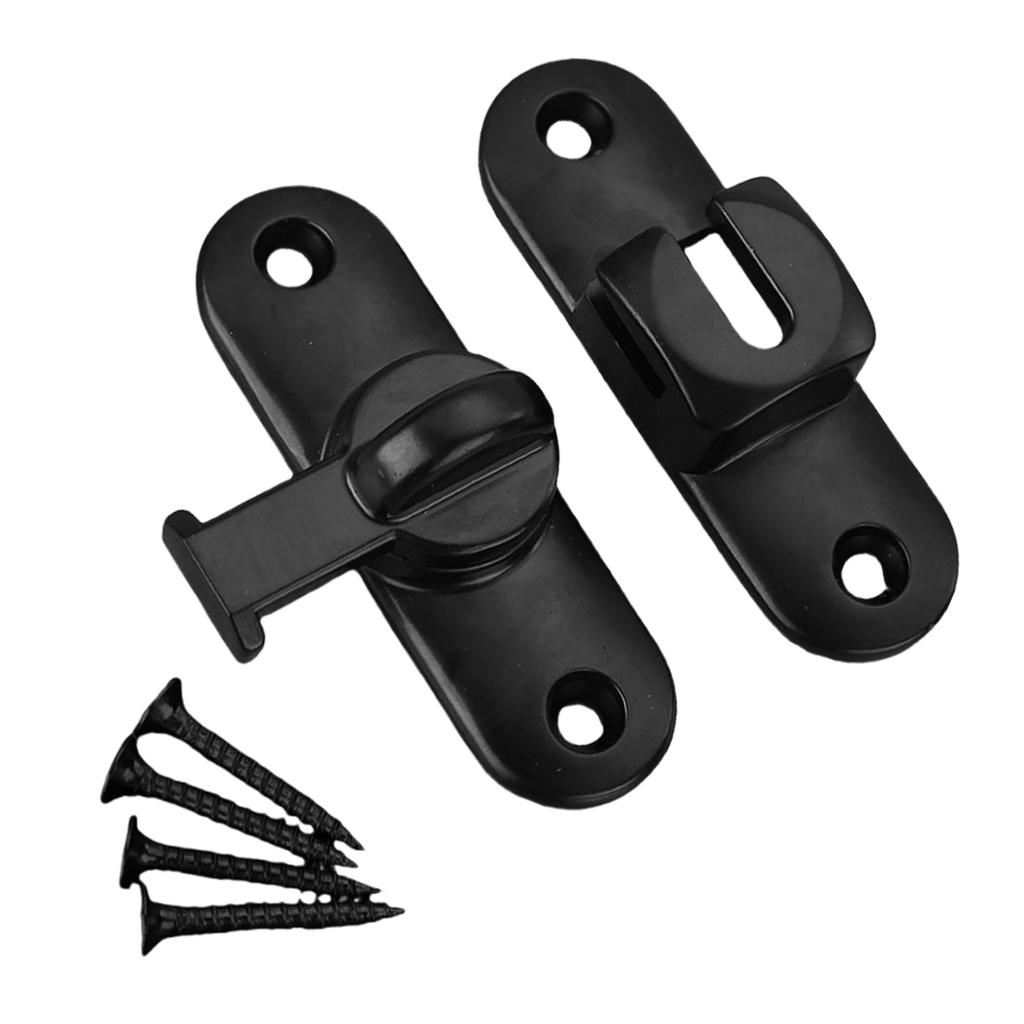 Multipurpose Sliding Door Latches Bolt Lock for Home and Office Supplies Security Daily Use Sturdy Zines Alloy