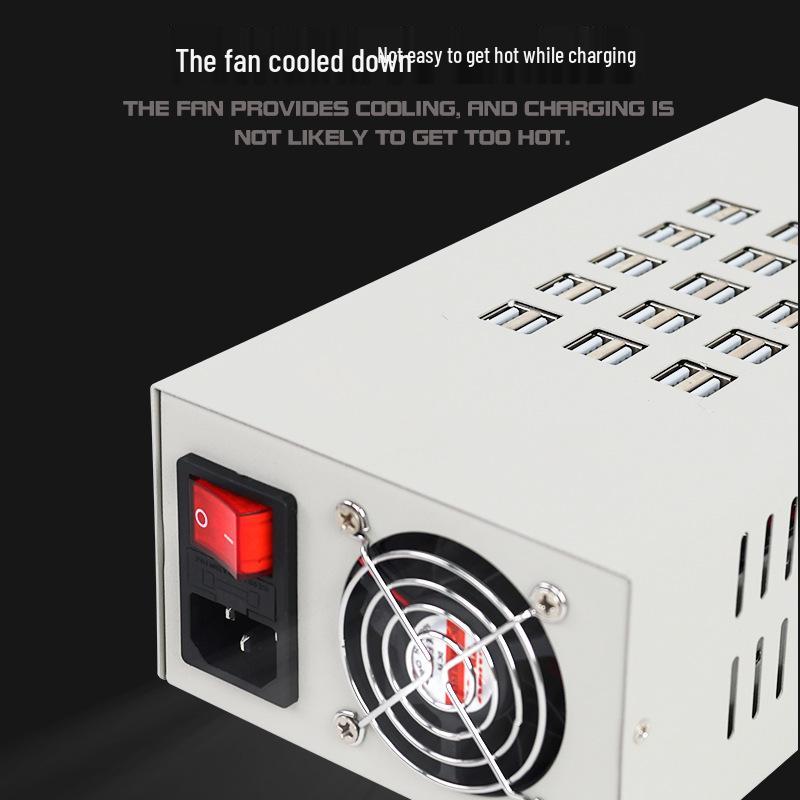 Universal Multi-Port USB Power Strip with Desktop Charging Station