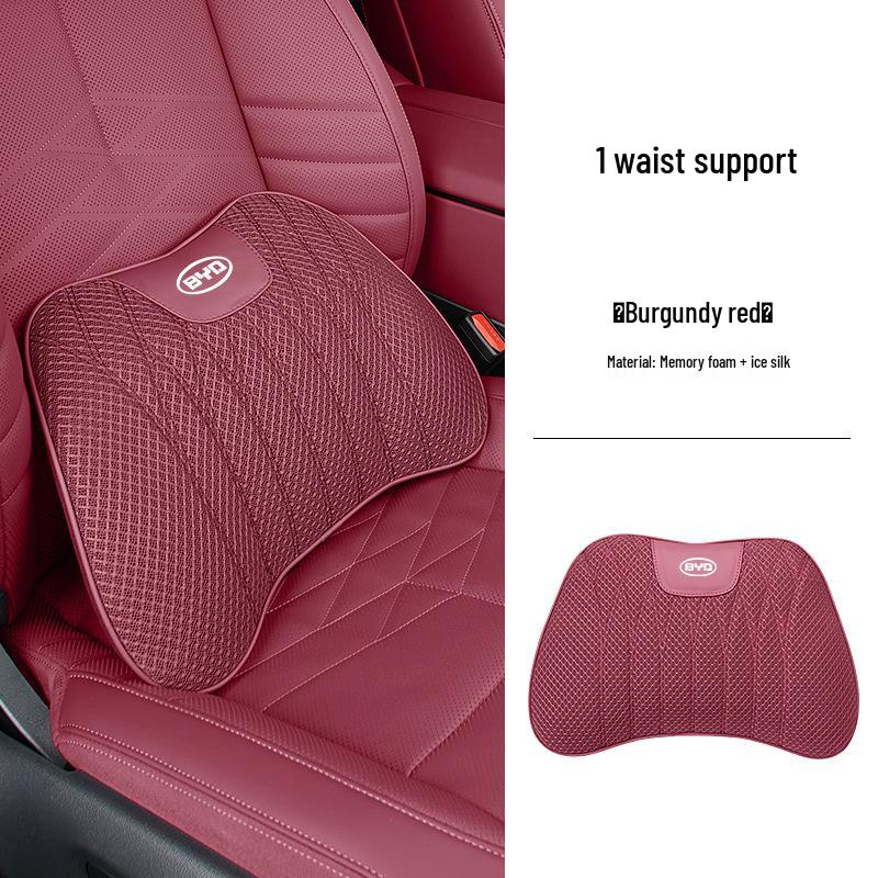 BYD Autokopfstütze Lendenwirbelstütze & Eis-Seiden-Sitzkissen für Qin, Yuan, Han, Song PLUS, dmi Tang DM & Champion Edition EV