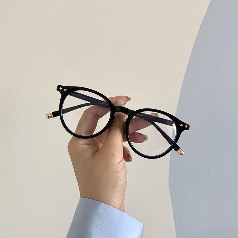 Vintage Round Optical Glasses Women Men Anti Blue Light Eyeglasses Frame Prescription Transparent Lens Spectacle Frame Unisex