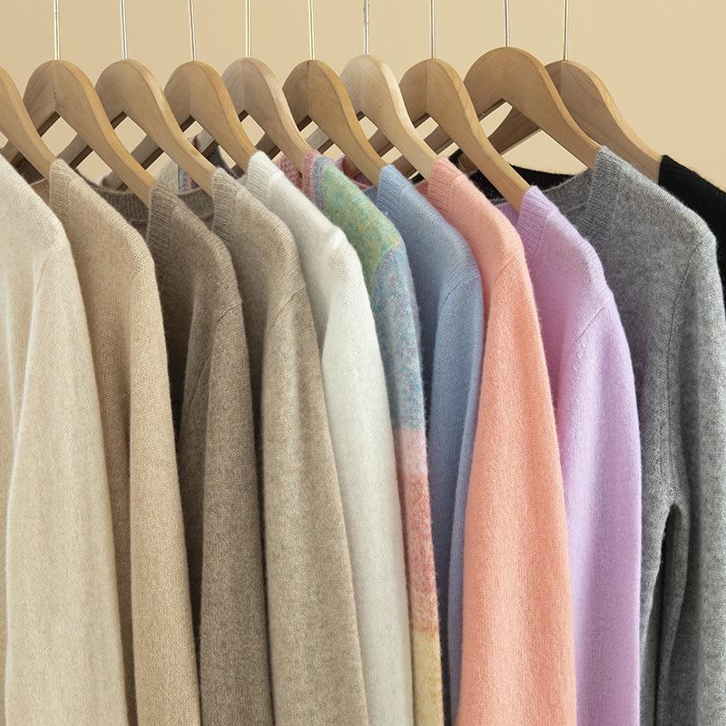 Women's 100% Pure Cashmere V-Neck Cardigan - New Fashion, Casual Knit Sweater Coat