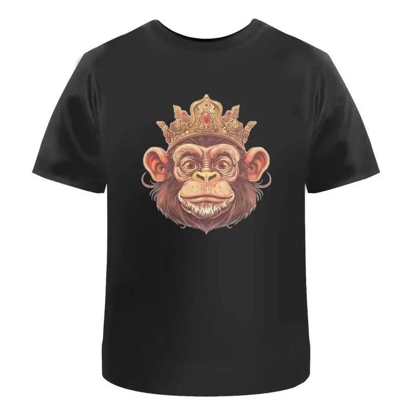 Monkey King' Cotton T Shirt Ta049425