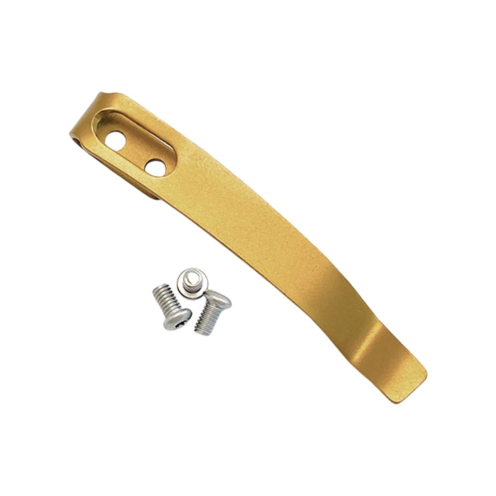 Rustproof 420 Grade Metal Pockets Clip Cutter Clip Accessories For Secure Cutter Mounting And Convenient Everyday Carry