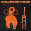 Construction Lifter Clip Wear Resist Vertical Lifters Alloy Plate Tongs Anti-Slip for Industry Crane Home Business