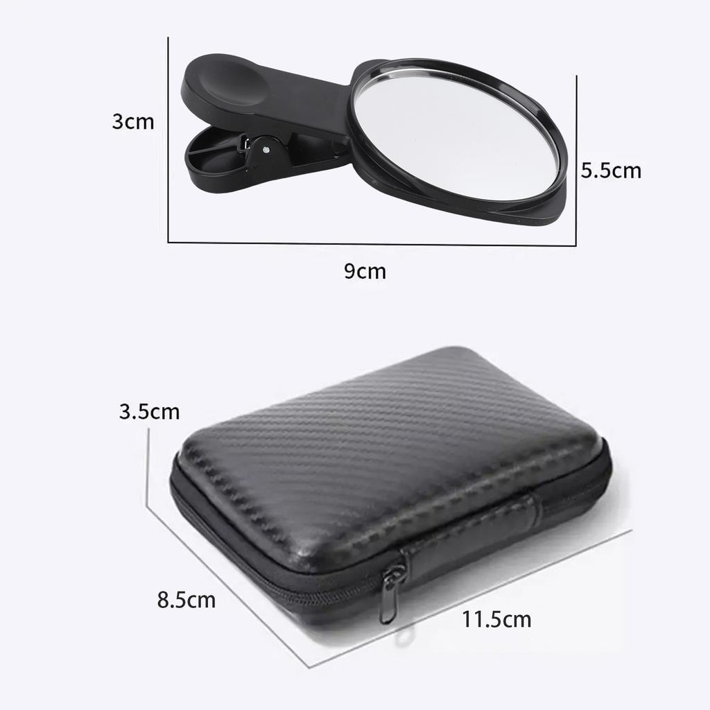 Selfie-Spiegel Kompaktspiegel für Handy Universelle Handyklemme Kompatibel mit IPhone 14 13 12 11 Samsung Foto Video