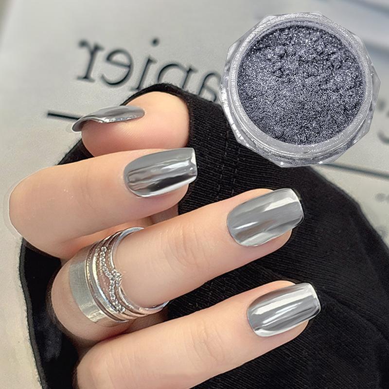 0.5G/ Box Glitter Magic Mirror Dust Powder Chameleon Aurora Nail Art Chrome Pigment Nail Decoration