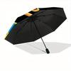 CatDog Home Essential Cute Cartoon Umbrella, Portable Folding Umbrella Suitable for All Seasons 0821052