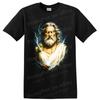 Δίας Θεός Κεραυνού Κεραυνός Μυθολογία T Shirt Ελληνική Θεότητα Πόζα Δύναμης Tee