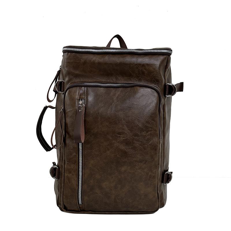 

Новая студенческая компьютерная сумка Легкий многоцелевой дорожный рюкзак большой вместимости коричневый