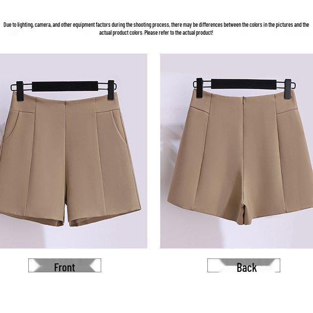 Elegant Summer Two-Piece Wide Shorts Set
