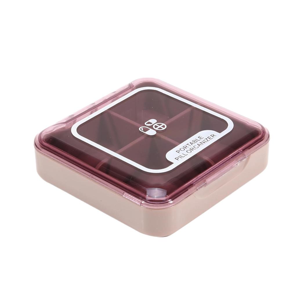 Mini Travel Pill Case Medicine Storage Organizer Container Drug Tablet Dispenser Independent Lattice Pill Box Fishing Tackle Box