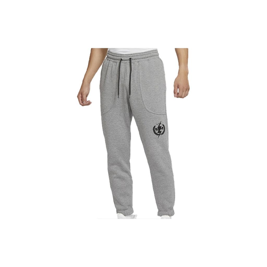 Nike Lebron Fleece-Lined Warm Casual Sports Long Pants Men Bottoms Grey CK6788-091