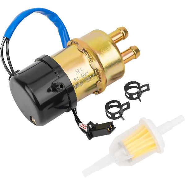 XuLong Electric Fuel Pump Compatible with Yamaha V Star 650 XVS650 Custom With Flames 2005/V Star 650 XVS650 Midnight Custom 2005-2010/XVS650A