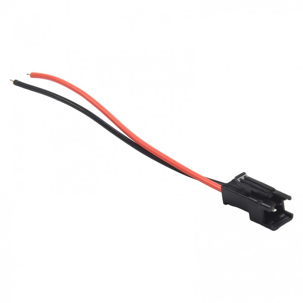 Head Connected Cable 2-Pin 2P Male / Female PVC 24AWG Red/ Black Practical