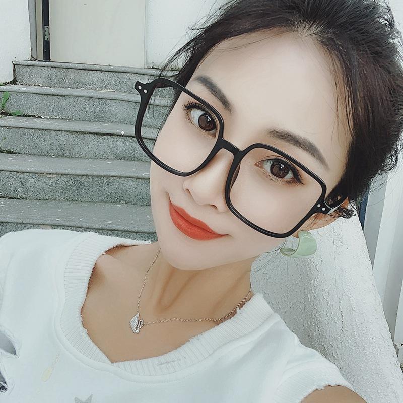 Blue Light Blocking Men Women Glasses Fashion Square Shape Big Size Glass in Trend Trendy Glasses Frame Women
