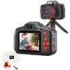 Kids Camera for Elementary School 10x Filter Swivel Christmas Birthday for Girls and Ages 4 and for Photography Video Compatible Camera,