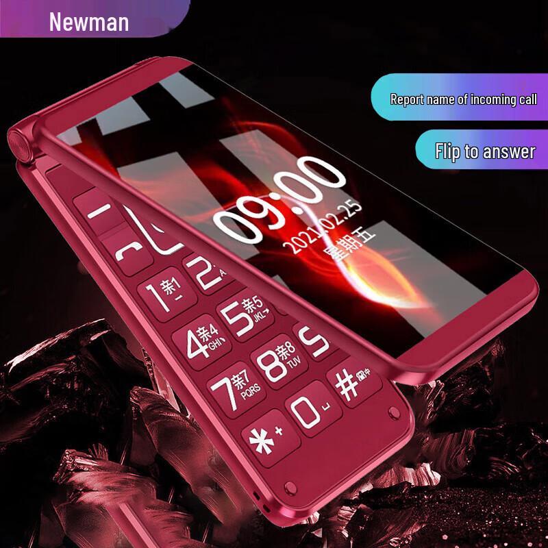 Newman F11 4G Telefon Komórkowy Klapka (Wersja CN)