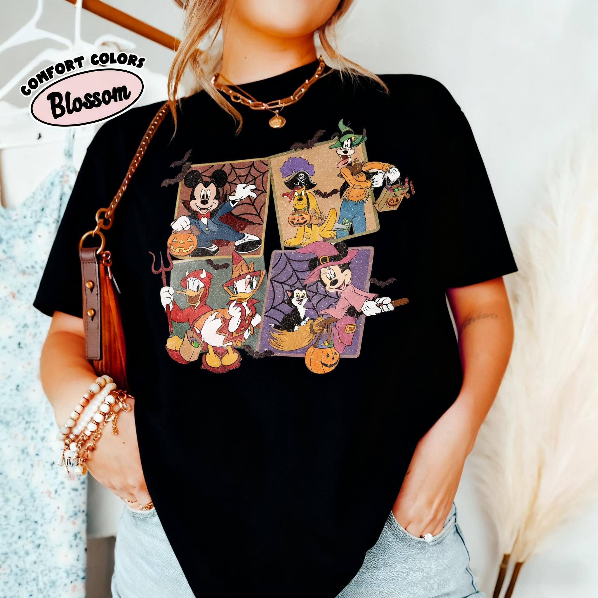 

Trendy Casual Mickey and Friends Halloween TShirt Unisexs Summer New Style Casual Fashion Street Dress for Unisex and Unisex 4XL