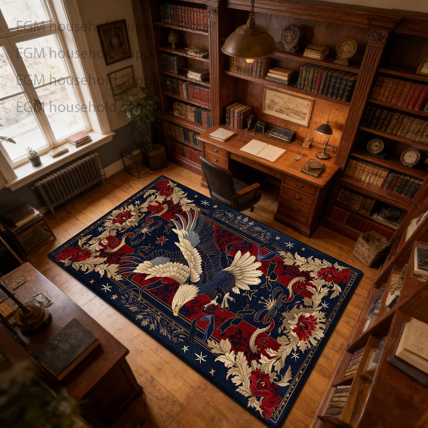 

Classic Luxury Carpet Playroom Bedroom Decor Living Room Sofa Home Rug Game Area Rug Non-slip Easy cleaning Floor Mat study 60x90cm