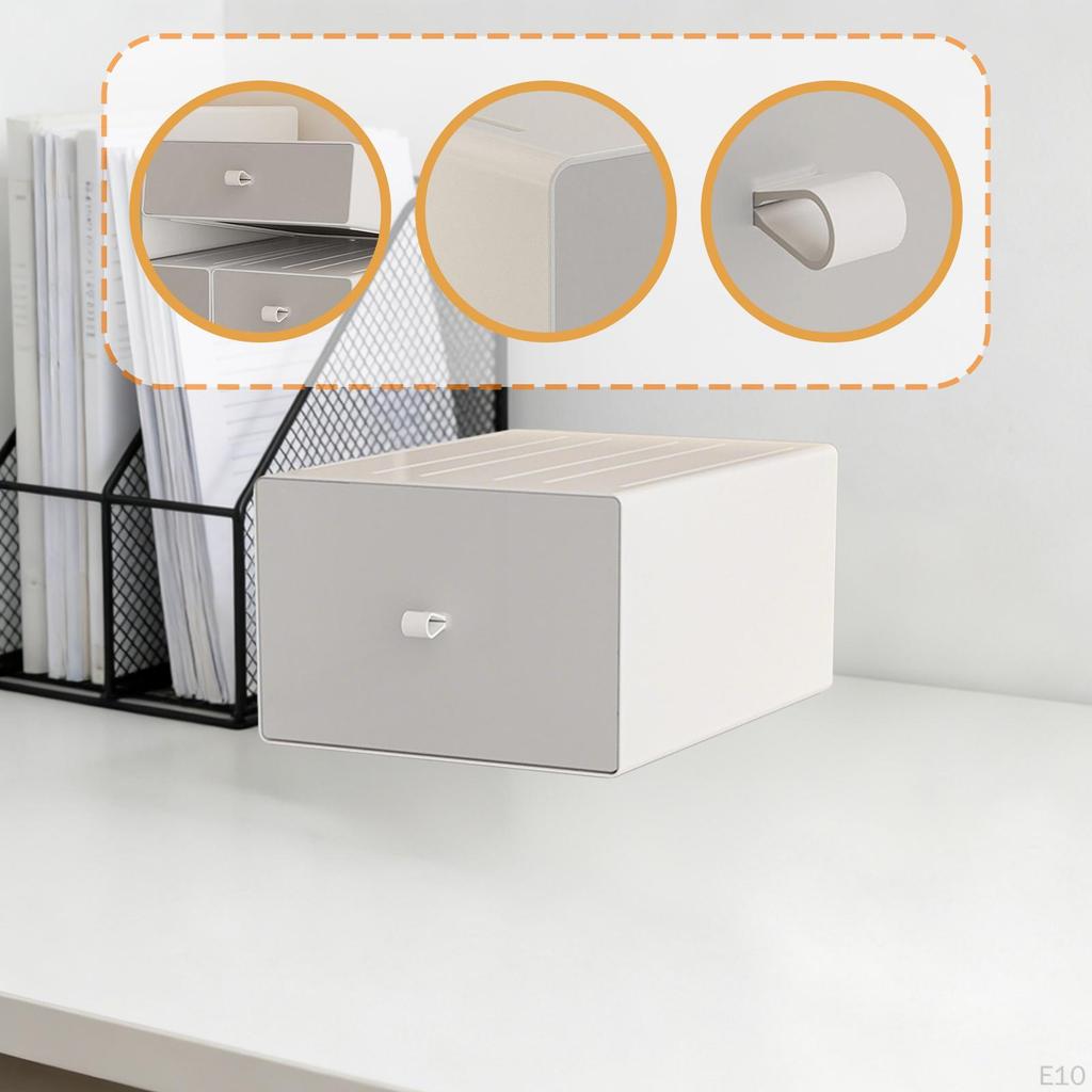 Desktop Storage Box Desk Organizer Drawer Table Organization for Office Dorm Versatile Functional