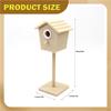 1:12 Dollhouse Bird Garden Accessory Doll House Decoration for Christmas
