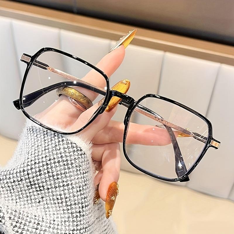 3pcs of oversized reading glasses set suitable for men and women featuring a large blue light blocking design