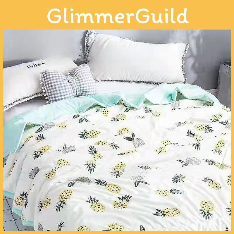 Blanket Stylish Summer Polyester Fiber Fill Water Wash Cotton For Indoor Use