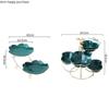 Iron Art Ceramics Snack Tray Decoration Display Stand Snacks Platter Fruit Plate Dried Fruit Snack Bowl Candy Plate Cake Stand