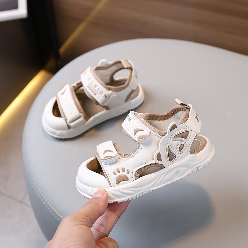 Summer Children's Sandals, Boys' Soft-soled Toddler Shoes, Girls' Closed-toe Non-slip River Trekking Shoes