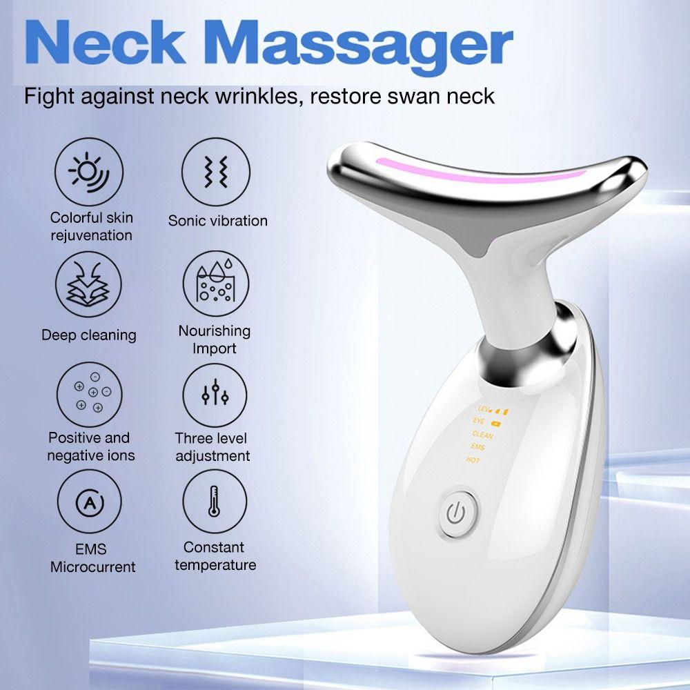 Neck Lifting And Firming Facial Massager 3 Color Face And Neck Care Massager Tool Skin Care