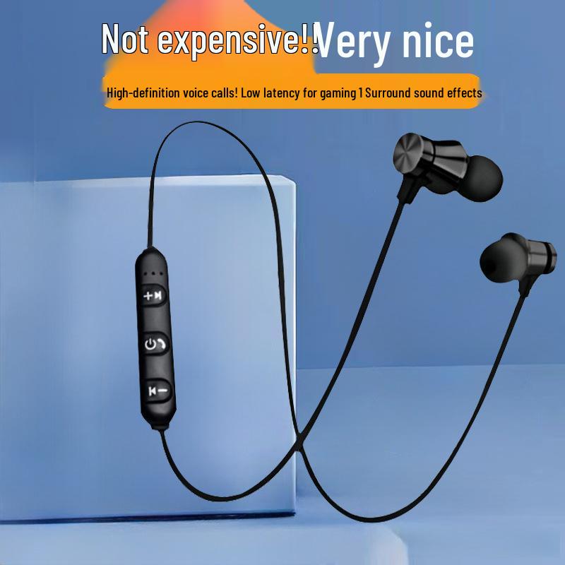 Neck-Hanging Magnetic Bluetooth Sports Headset XT11 with Stereo Sound and Long Battery Life