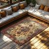 Vintage Bohemian Rug Persian Style Area Rugs Non-slip Floor Mat Handwoven Runner Large Size Carpets For Living Room Decoration