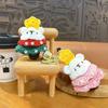 Creative New Wool Knitting Christmas Tree Bells Plush Doll Keychain Exquisite Cute Bag Decoration Pendant Couple Christmas Gift