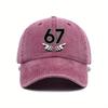 Vintage Six Seven 6 7 Meme Funny Hands Baseball Caps Unisex Distressed Denim Snapback Cap Gen-Alpha Slang Outdoor Gift Caps Hat