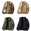 Winter Fashion Turndown Collar Jacket Man Bomber Jacket Mens Windbreaker Thicken Jackets Coat Men's Clothing Casual Jacket