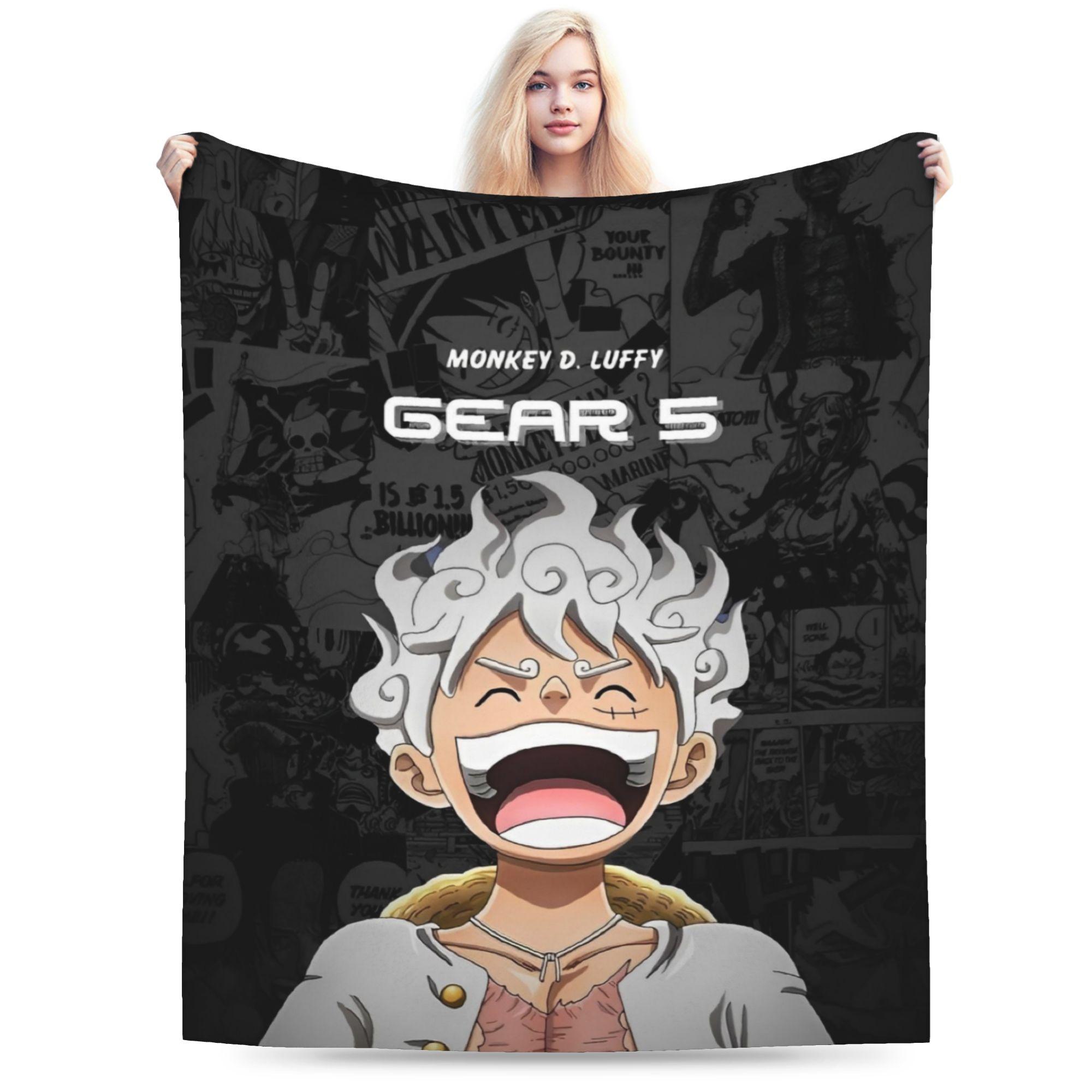 

Flannel Blanket One Piece Anime Fuzzy Throw Fashion Blanket All Seasons Air Conditioning Personalised Warm Soft Bedspread 75x90cm
