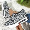 Fashion Leopard Print Casual Sports Shoes for Women Thick Bottom Slip-On Platform Sneakers Woman Lightweight Height Increasing Sneakers