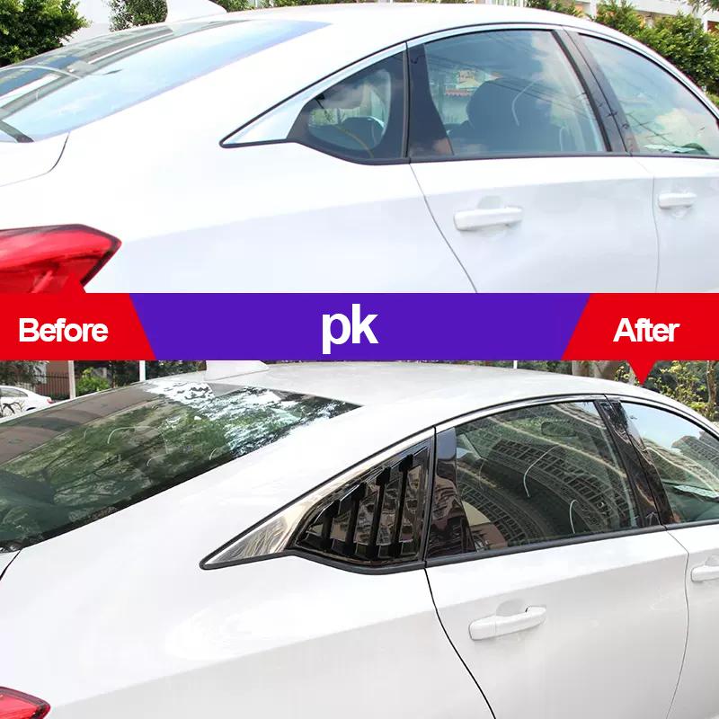 ABS Carbon Fiber Tylna osłona okna samochodu Osłona żaluzji Honda Accord X 10th 2018-2022 Akcesoria Żaluzje okienne Listwy otworów wentylacyjnych bocznych