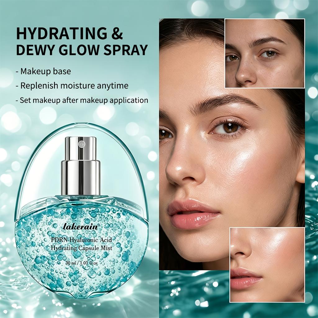 PDRN Collagen Glow Facial Serum Spray Deep Moisturizing Lasting Hydrating Quickly Absorbs Facial Mist Firming Korean Skincare