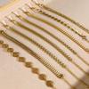 Stainless Steel Tree Of Life Butterfly Wheat Triangle Geometric 18K Gold Bracelet Titanium Steel Jewelry, Fashion