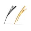 Sanas Entenschnabel Haarspangen 2 Stück Abteilklemmen Metall Krokodil Lockenclips mit Zähnen für Haarstyling Rutschfeste Spangen Professionelle Friseur