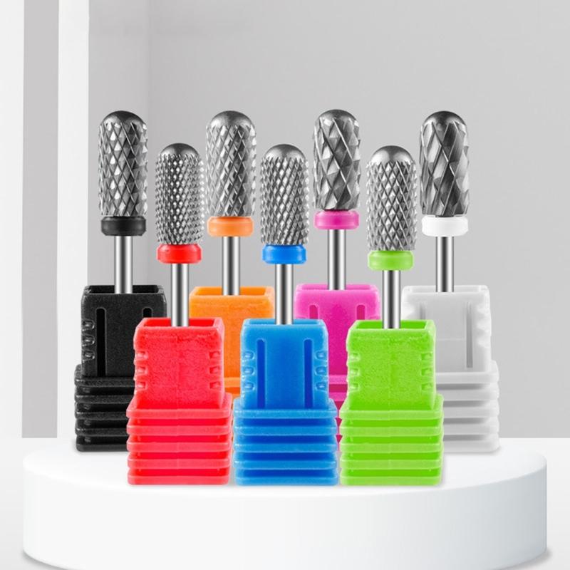 Nail Drill Bits,Steel Manicure Drill Bits Electric Pedicures Manicure Grinding Head for Nail Polishing,Nails Art Tools