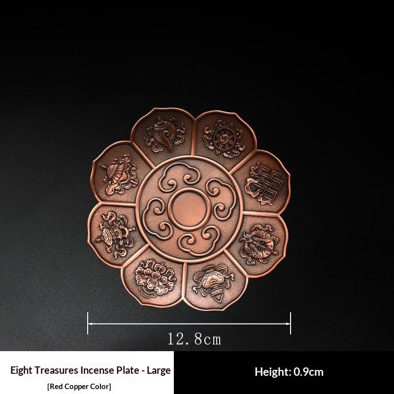 1Pcs Portable Incense Burner Multi Purpose Water Drop Shape Brass Incense Holder Home Office Teahouse Zen Ornament Supplies